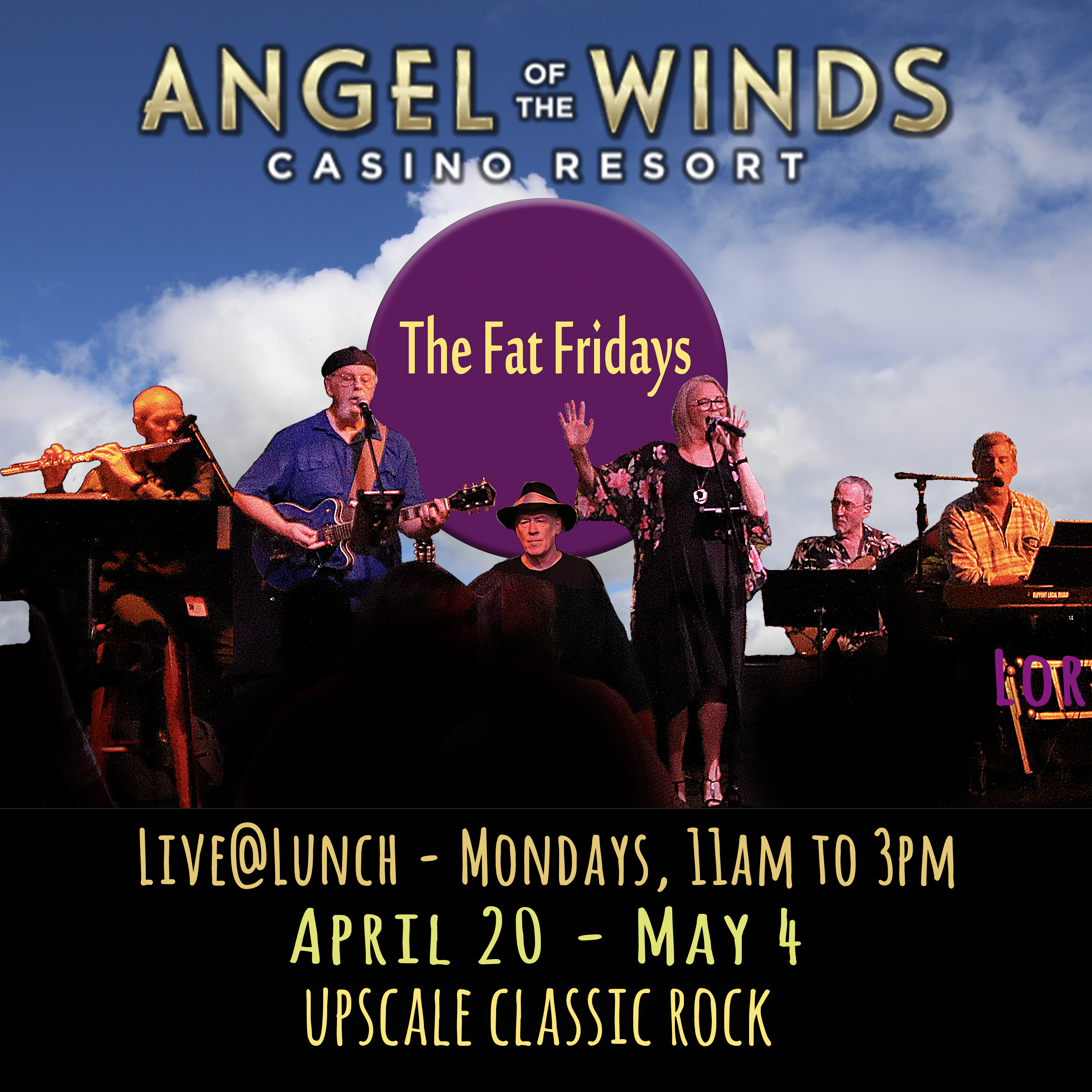 The Fat Fridays band at Angel of the Winds casino